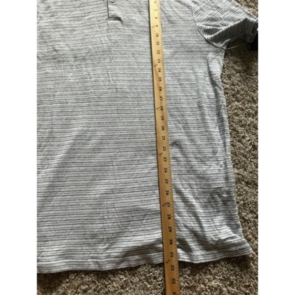 OAKLEY Men’s DEBRIS STRIPE Short Sleeve Short Pull Over Size XL Arctic Ice - Picture 8 of 11